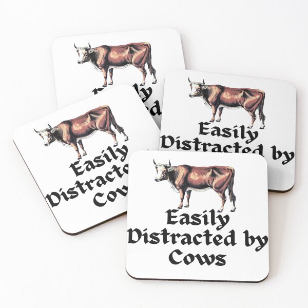 Item preview, Easily Distracted by Cows designed and sold by abdoljalil12.
