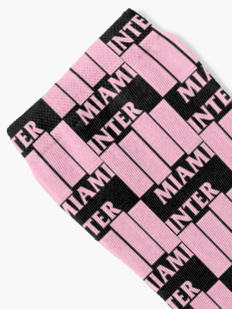 Inter Miami Pink Flag Socks for Sale by CatrinaBrothers