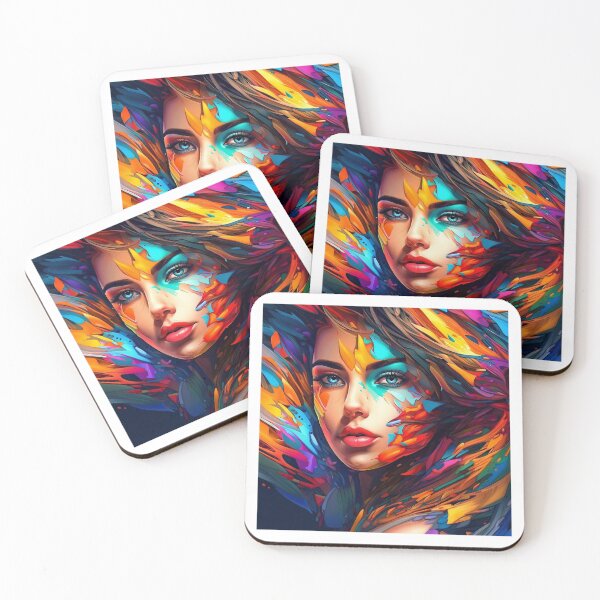 Item preview, Abstract Art of a woman designed and sold by ArtRevisualised.