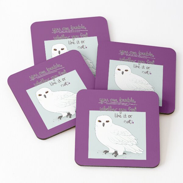 Item preview, You Are Lovable Snowy Owl 	 	 designed and sold by fmdujovt89.