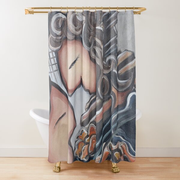Our Path - Contemporary Naïve Art - Visual Arts Shower Curtain