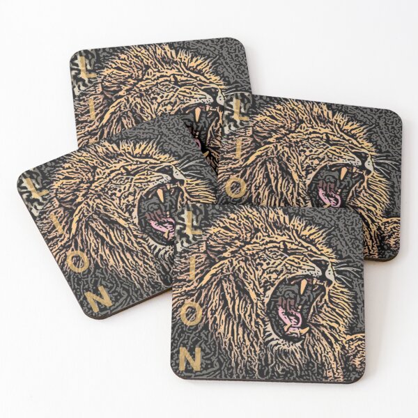 Item preview, Wild Roar: Roaring lion head illustration designed and sold by slikar.
