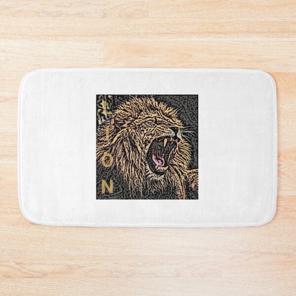 Item preview, Wild Roar: Roaring lion head illustration designed and sold by slikar.