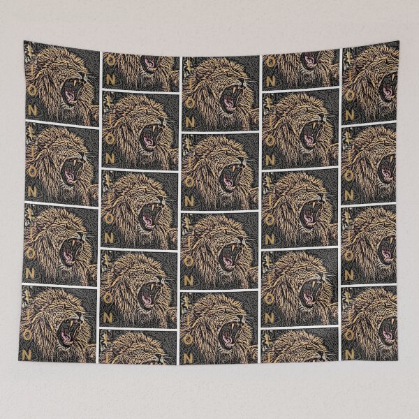 Item preview, Wild Roar: Roaring lion head illustration designed and sold by slikar.