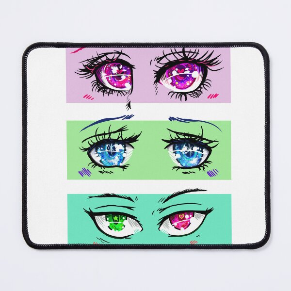 Item preview, Colorful Illustrative Anime Eyes designed and sold by WhatWhatDesigns.