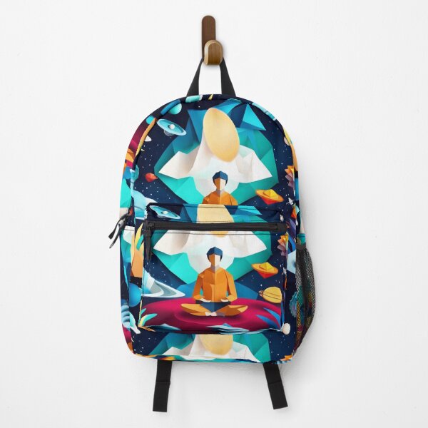 Item preview, Mindful enthusiast (Space) - Origami Edition. - AI generated Art. designed and sold by TheMindfulExpat.