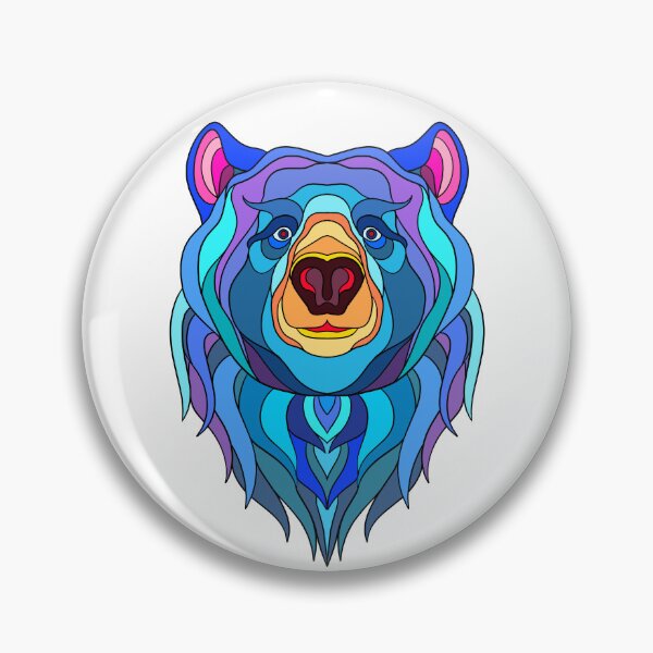 Item preview, Blue Grizzly Bear   designed and sold by ArtofSayankan.