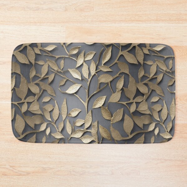 Item preview, The Golden Leafs on the Grey Wall designed and sold by EvgeniiaSim.