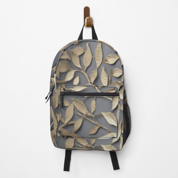 Item preview, The Golden Leafs on the Grey Wall designed and sold by EvgeniiaSim.