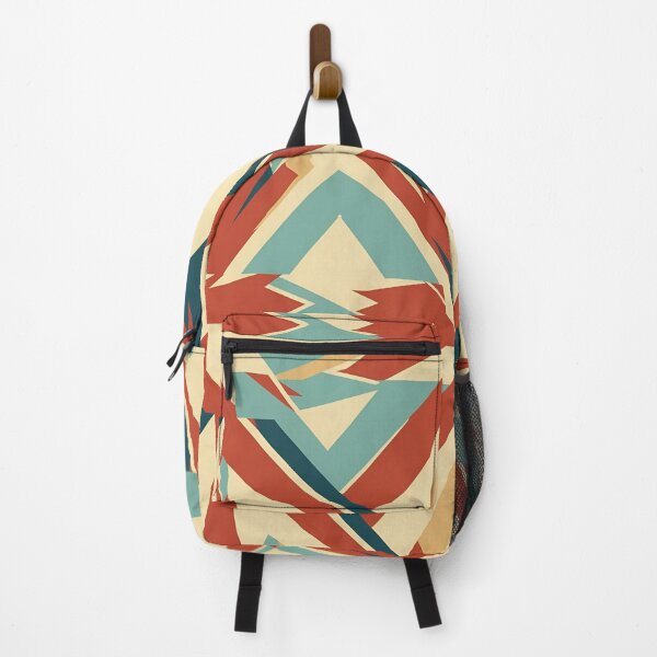 Item preview, Red Blue Retro Rays Abstract Pattern designed and sold by Sturdust.
