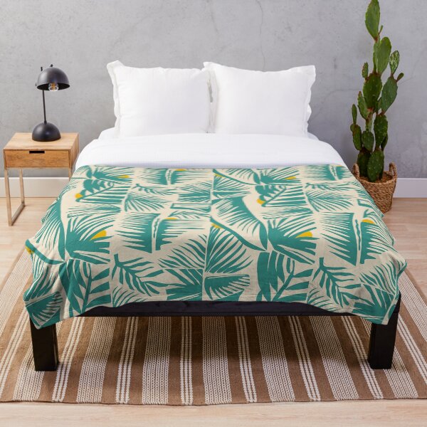 Item preview, Muelle de palmeras retro / verde designed and sold by 3Tree.