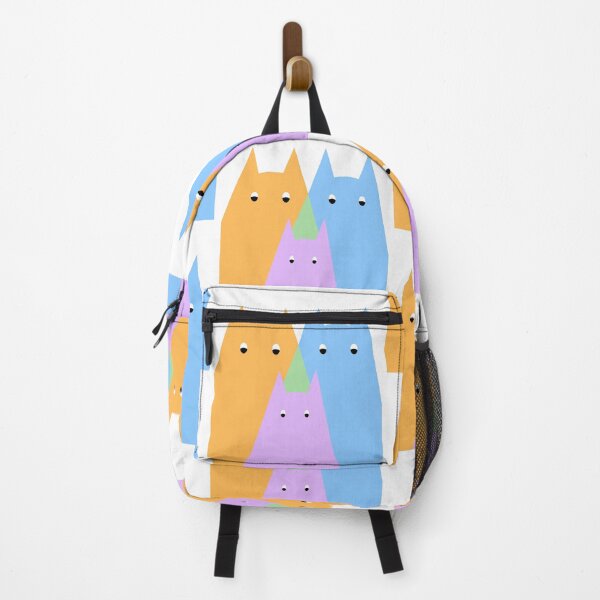 Item preview, Three Colorful Cats designed and sold by peachesandfizz.