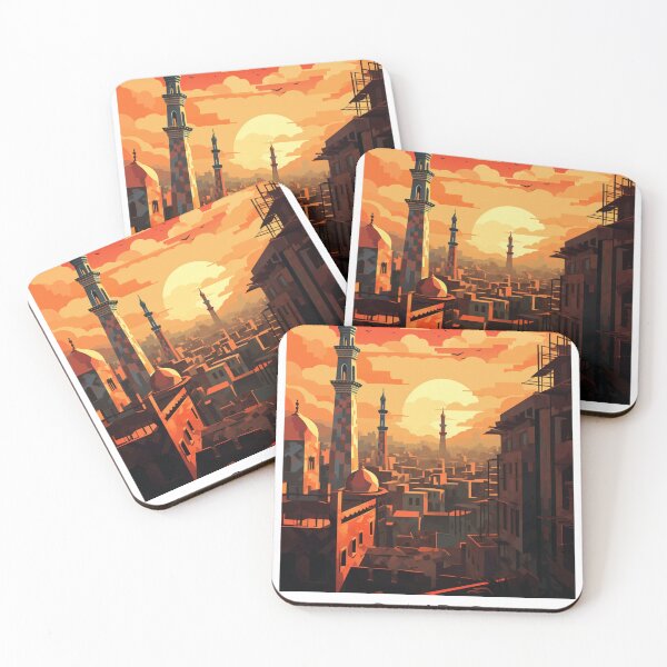 Item preview, A Pop Art Travel Print of Cairo - Egypt designed and sold by StudioRedKoala.