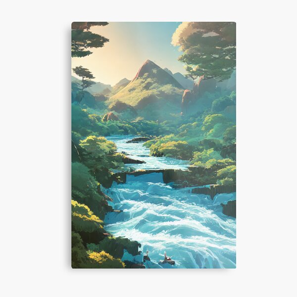 Bob Ross Inspired Landscape - Mountain Art Art Board Print for Sale by  Kitslam Art