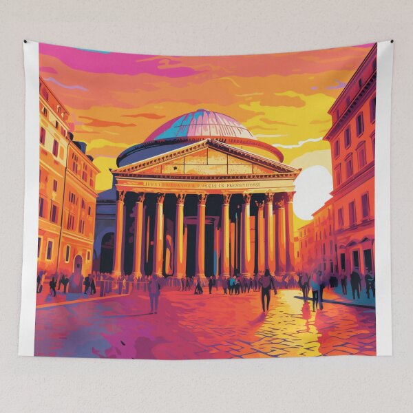 Item preview, A Pop Art Travel Print of Rome - Italy designed and sold by StudioRedKoala.