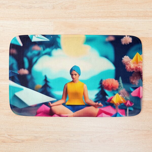 Item preview, Mindful enthusiast (woman) - Origami Edition. - AI generated Art.  designed and sold by TheMindfulExpat.