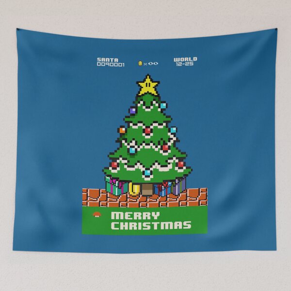 Aperçu de l'œuvre Joyeux Noël 8 bits créée et vendue par nwcyqqjds65.