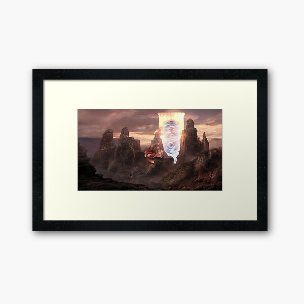 Gate of the Hellfox Framed Art Print