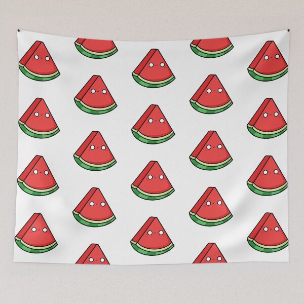 Item preview, Shocked Kawaii Cartoon Watermelon Illustration designed and sold by cookingwithten.