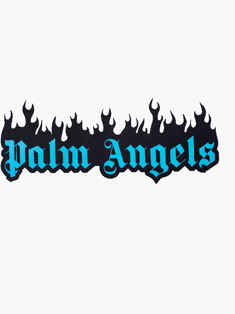 OVER LOGO SWEATSHIRT in blue - Palm Angels® Official