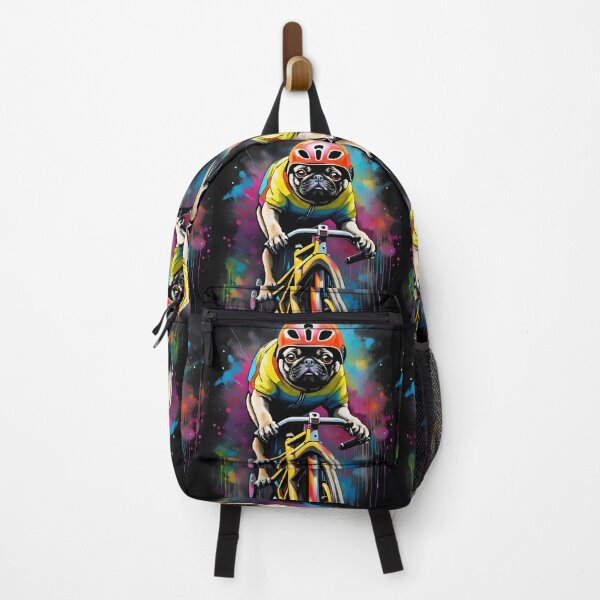 Item preview, Pug Sport Racing Cyclist designed and sold by Ameiva-Apparel.