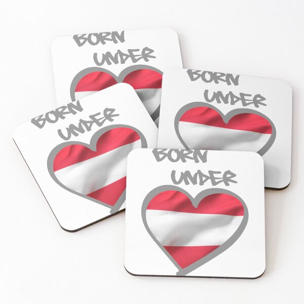 Item preview, Born Under Austrian Flag designed and sold by LionInt.