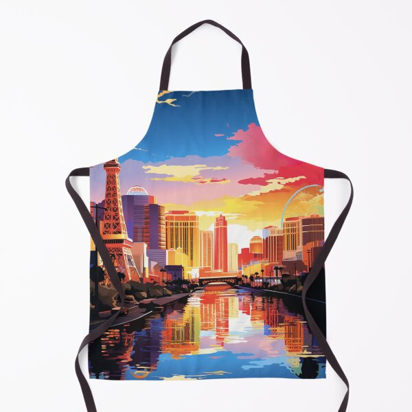 Item preview, A Pop Art Travel Print of Las Vegas - Nevada US designed and sold by StudioRedKoala.