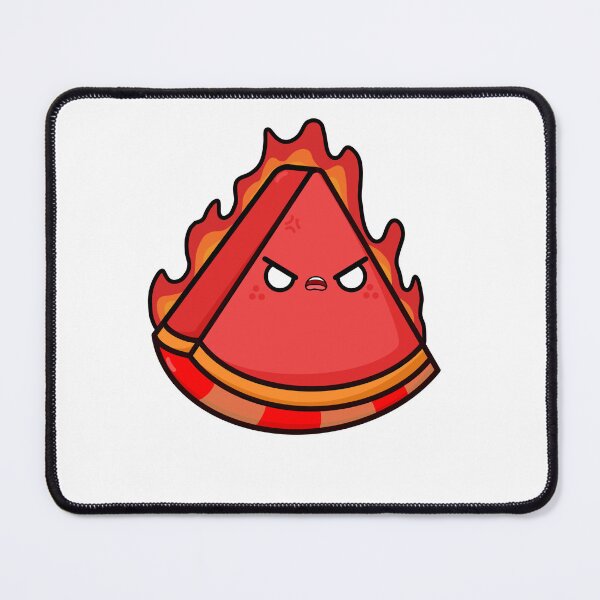 Item preview, Kawaii Cartoon Watermelon Firemelon Illustration designed and sold by cookingwithten.