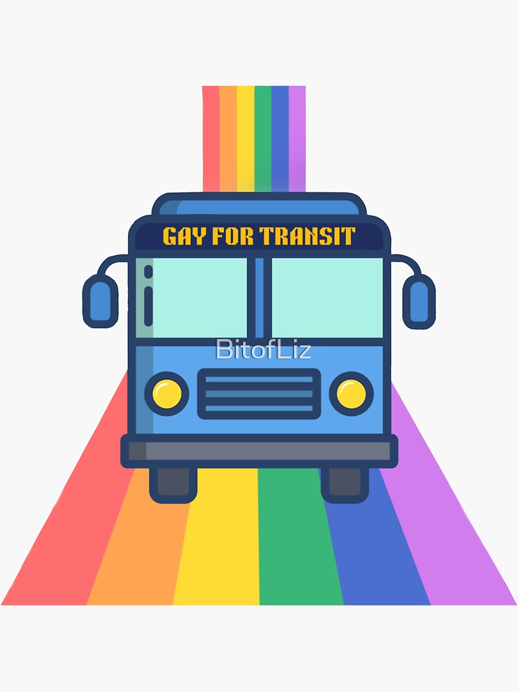 Rainbow School Bus Vinyl