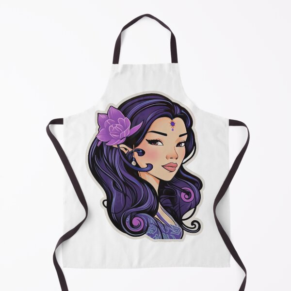 Item preview, Japanese Queen Japanese Princess Wearing Purple designed and sold by PrincessJessieJ.