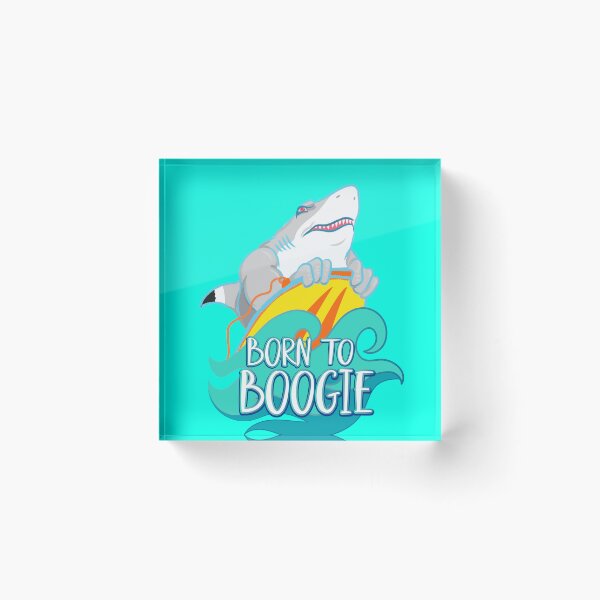 Item preview, Born to Boogie Shark designed and sold by StressFreeThds.