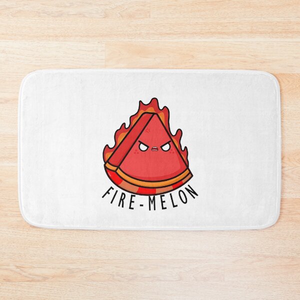 Item preview, Kawaii Cartoon Watermelon Firemelon Illustration designed and sold by cookingwithten.