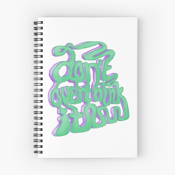 Item preview, Don't overthink it; green designed and sold by linda-aurelia.