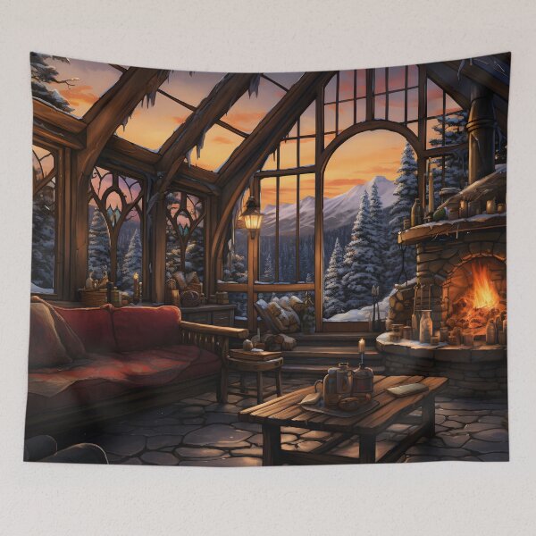 Item preview, Cozy Living Room in Switzerland designed and sold by Maxouniverse.