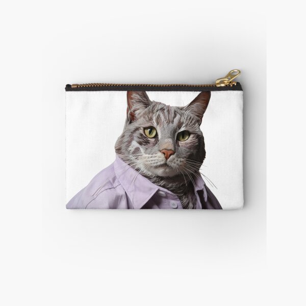 Item preview, Buttoned Up Cat Portrait designed and sold by abhaley.