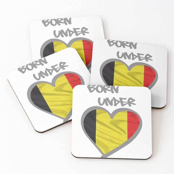 Item preview, Born Under Belgian Flag designed and sold by LionInt.