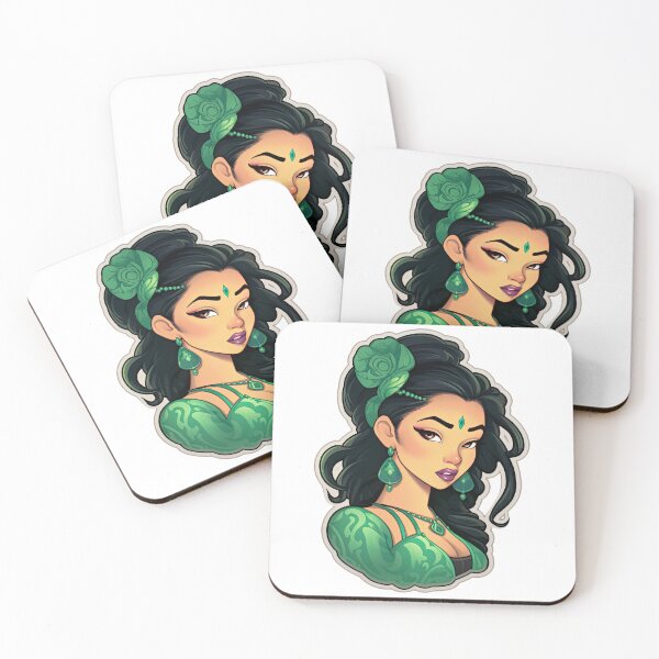 Item preview, Chinese Queen Chinese Princess Wearing Green designed and sold by PrincessJessieJ.
