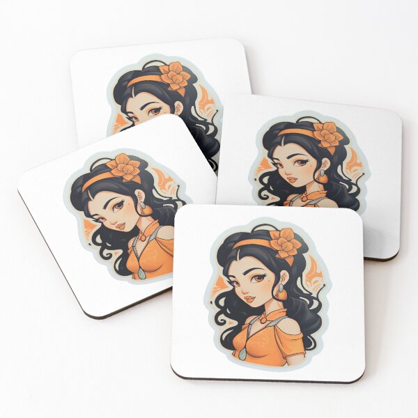 Item preview, Chinese Queen Chinese Princess Wearing Orange designed and sold by PrincessJessieJ.