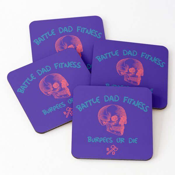 Item preview, Battle Dad Fitness - Burpees or Die designed and sold by Battle-Dad-Tees.