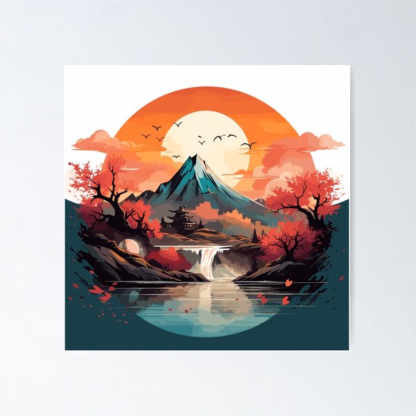 Item preview, Asian Landscape 1 designed and sold by Canster-Odyssey.