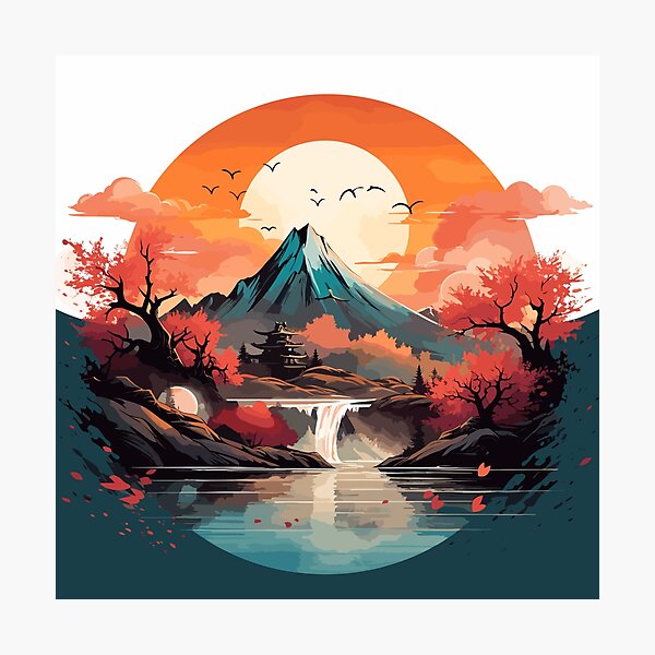 Item preview, Asian Landscape 1 designed and sold by Canster-Odyssey.