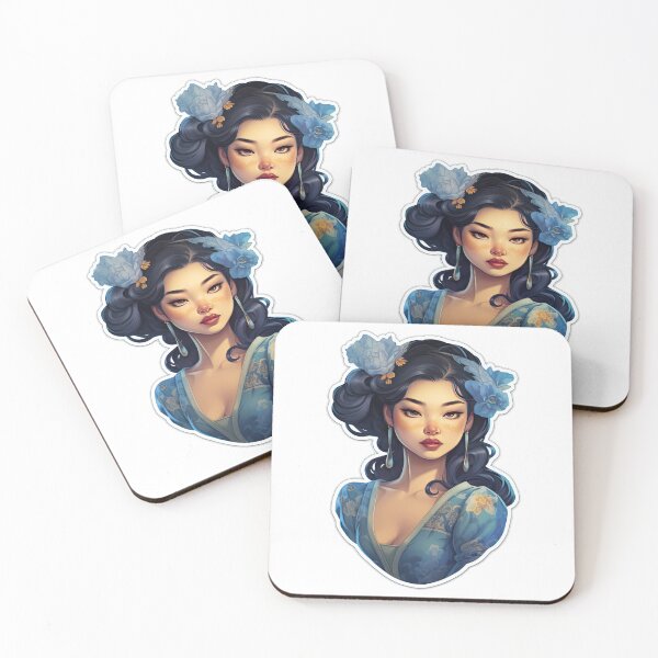 Item preview, Taiwanese Queen Taiwanese Princess Wearing Blue designed and sold by PrincessJessieJ.