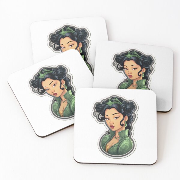Item preview, Taiwanese Queen Taiwanese Princess Wearing Green designed and sold by PrincessJessieJ.