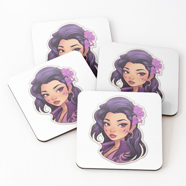 Item preview, Taiwanese Queen Taiwanese Princess Wearing Purple designed and sold by PrincessJessieJ.