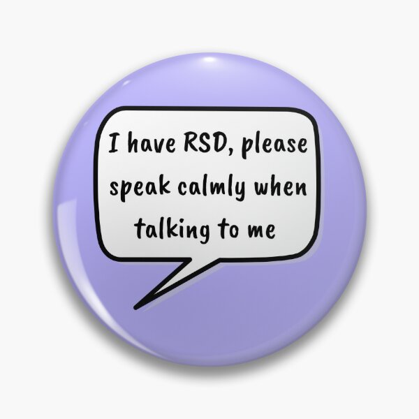 Item preview, I have RSD, please speak calmly when talking to me designed and sold by RandomlyRainbow.