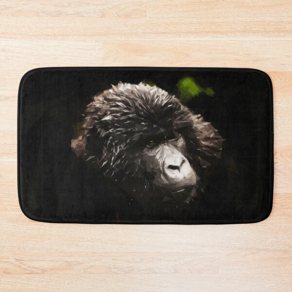 Item preview, Gorila in the shadows. Image created using geometric shapes designed and sold by EdgyEdgeArt.