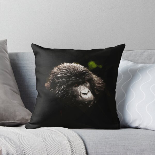Item preview, Gorila in the shadows. Image created using geometric shapes designed and sold by EdgyEdgeArt.