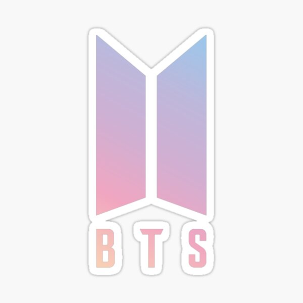 PURPLE BTS ARMY LOGO STICKER