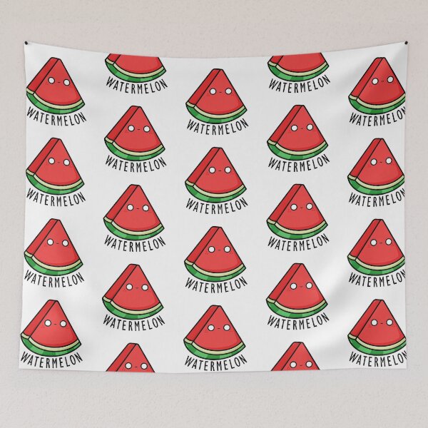 Item preview, Kawaii Cartoon Watermelon llustration designed and sold by cookingwithten.