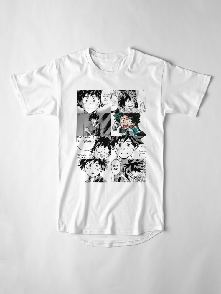 Deku Variant Black And White Pattern My Hero Academia T Shirt By Cosplayonwords Redbubble